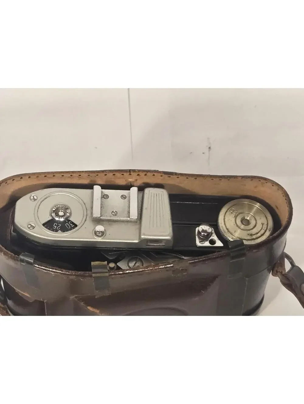 Vintage Royal 35 Folding 35mm Film Camera Black Enna Ennagon Prontor-S Case